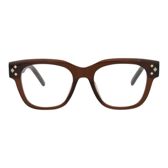 New Authentic Dior Mens Square/Rectangle Brown Brown Eyeglasses Fashion Designer - Picture 2 of 4